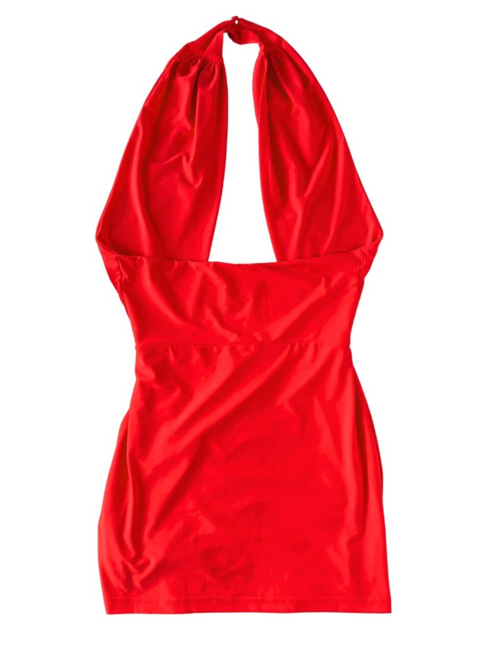 NWT Showpo Women's Sorcha Halter Neck Bodycon Dress  in Orange Size 6